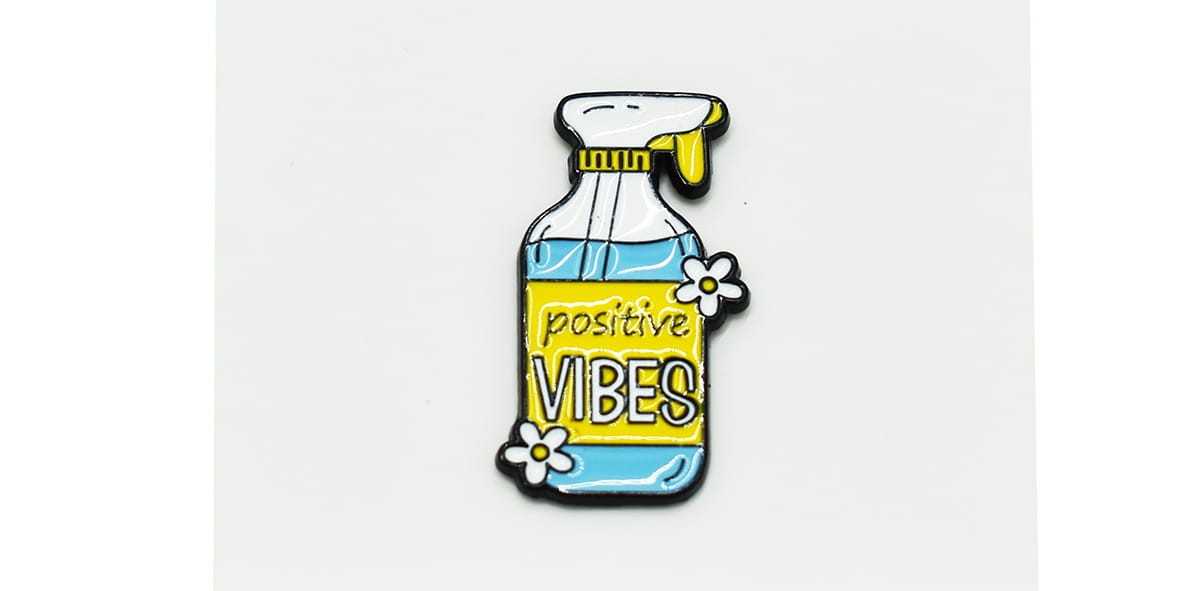 Atomizer Positive Vibes- Zabawna Przypinka Pin