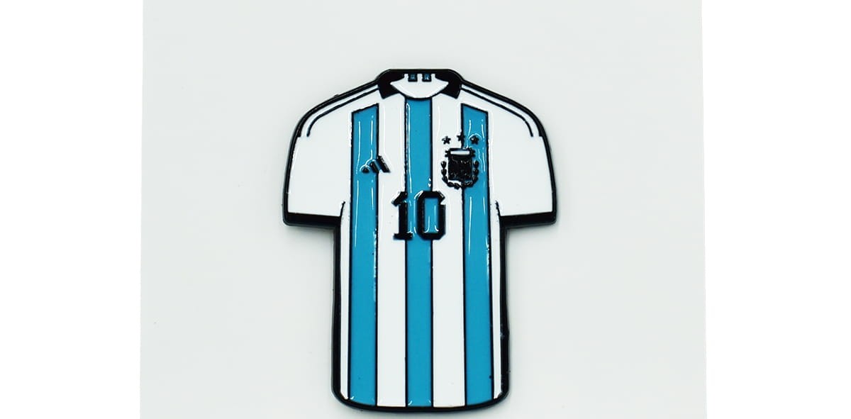 Koszulka 10 Argentyna - Zabawna Przypinka Pin