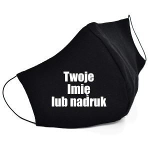 Maseczka ochronna z nadrukiem - 1 kolor