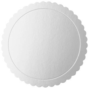 Tacka na ciasto okrągła srebrna 20cm 1szt