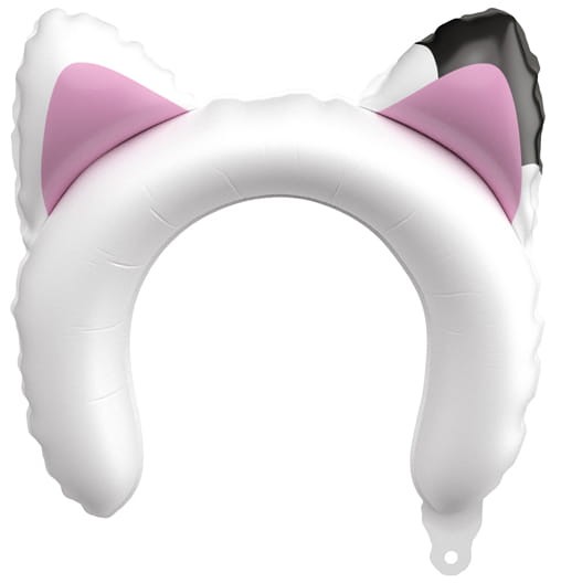 Balon foliowy Kocie uszy Gabi, 21.5x21 cm, mix