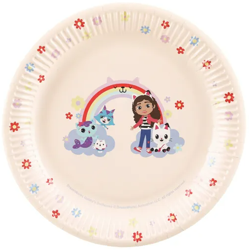 Talerzyki Koci Domek Gabi, mix, 23 cm