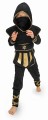 Strój Ninja, czarny, rozmiar 96-116 cm