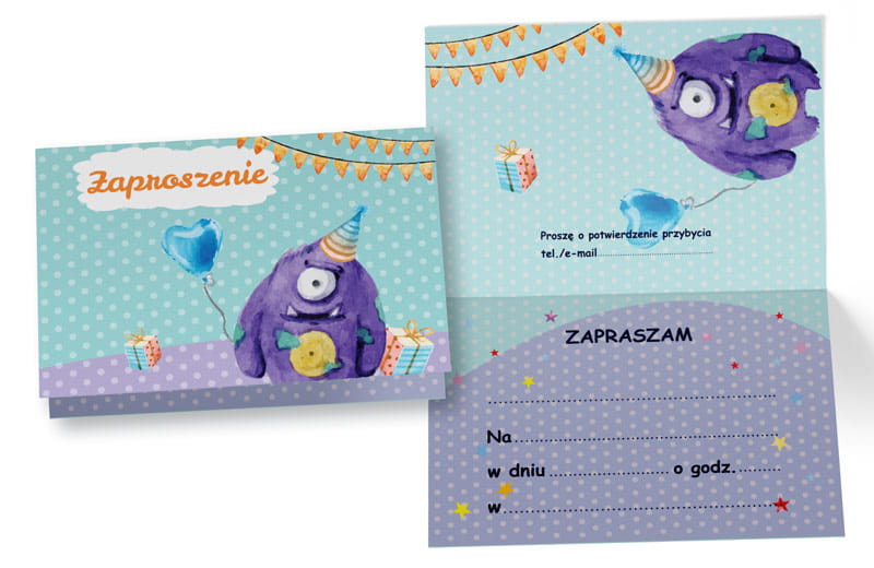 Zaproszenie Potworek II