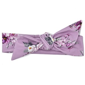 Opaska Pin Up Vintage -kwiaty na fiolecie