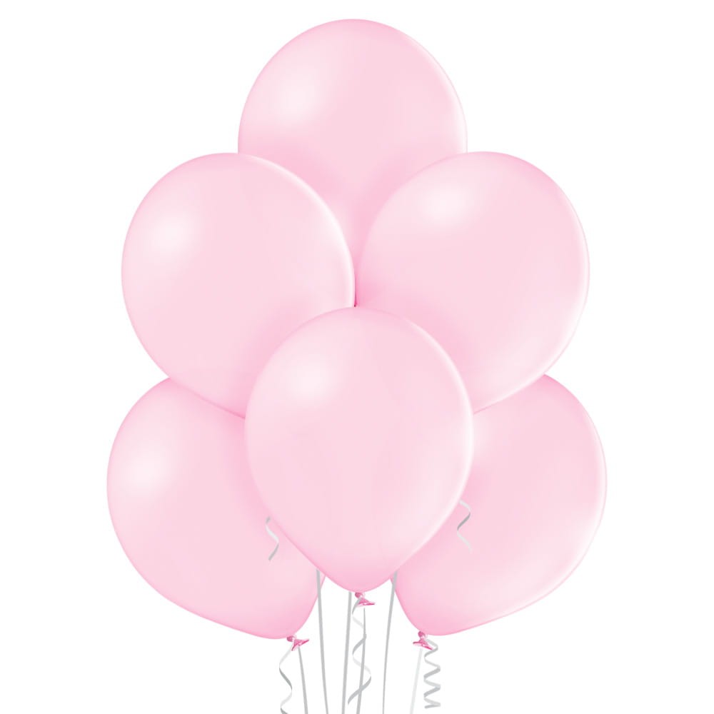 Balony pastelowe jasny róż 25 sztuk BELBAL