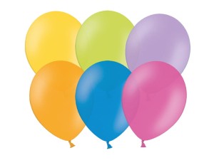 Balony pastelowe Mix Kolorów 25szt 30cm