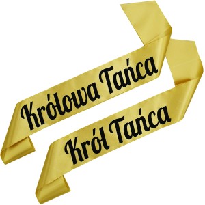 Zestaw szarf  Król Tańca i Królowa Tańca
