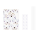 Toppery na tort Motyle , 9szt