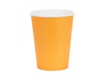 Kubeczki papierowe pomarańczowe, 6szt , 250ml