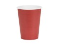 Kubeczki papierowe ciemno-czerwone, 6szt , 250ml