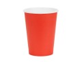 Kubeczki papierowe czerwone, 6szt , 250ml