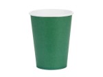 Kubeczki papierowe ciemno-zielone, 6szt , 250ml