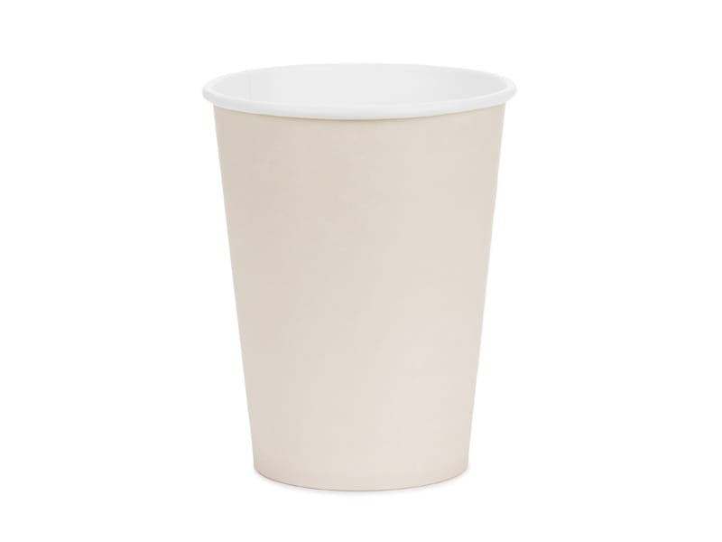 Kubeczki papierowe beżowe, 6szt , 250ml