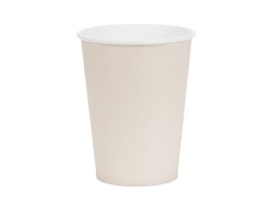 Kubeczki papierowe beżowe, 6szt , 250ml