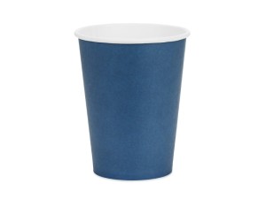 Kubeczki papierowe granatowe, 6szt , 250ml