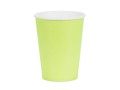 Kubeczki papierowe jasno-zielone, 6szt , 250ml