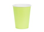 Kubeczki papierowe jasno-zielone, 6szt , 250ml