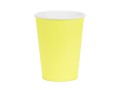 Kubeczki papierowe jasno-żółte, 6szt , 250ml