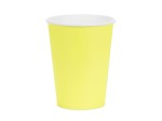 Kubeczki papierowe jasno-żółte, 6szt , 250ml