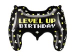Balon foliowy Gamepad, 72x52 cm, czarny
