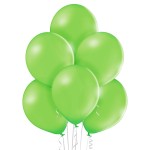Balony pastelowe zielone 25szt - 27cm