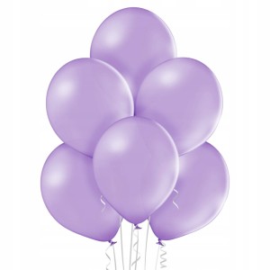 Balony pastelowe lawendowe 25szt - 27cm