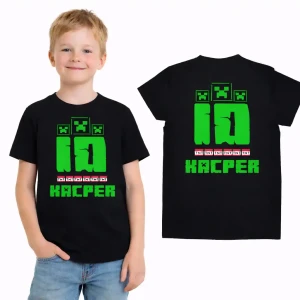 Koszulka Creeper 10 + imię piksele