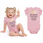 Body na 2 urodziny z falbanką Ale gratka mam już 2 latka