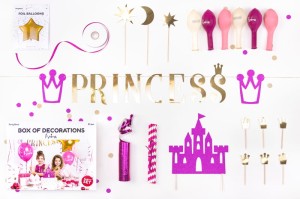 Zestaw dekoracyjny party - PRINCESS