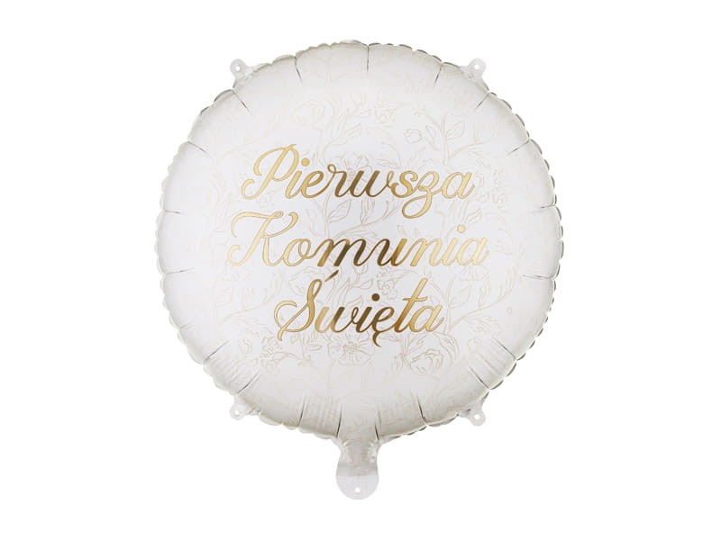 Balon foliowy pastylka ''Pierwsza komunia święta'', 35x35 cm, mix