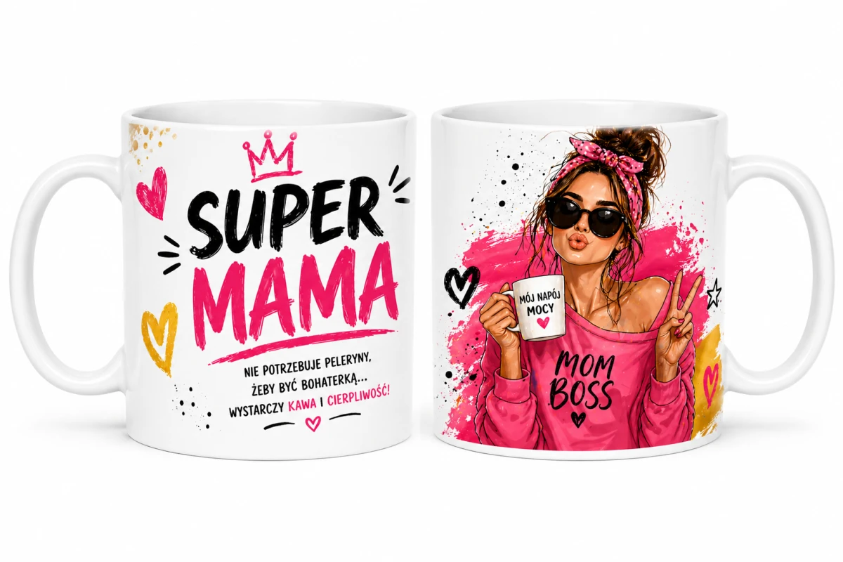 Kubek dla mamy - Super Mama