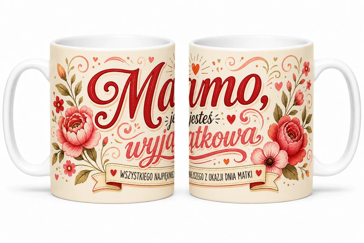 Kubek dla mamy - Mamo jesteś wyjątkowa