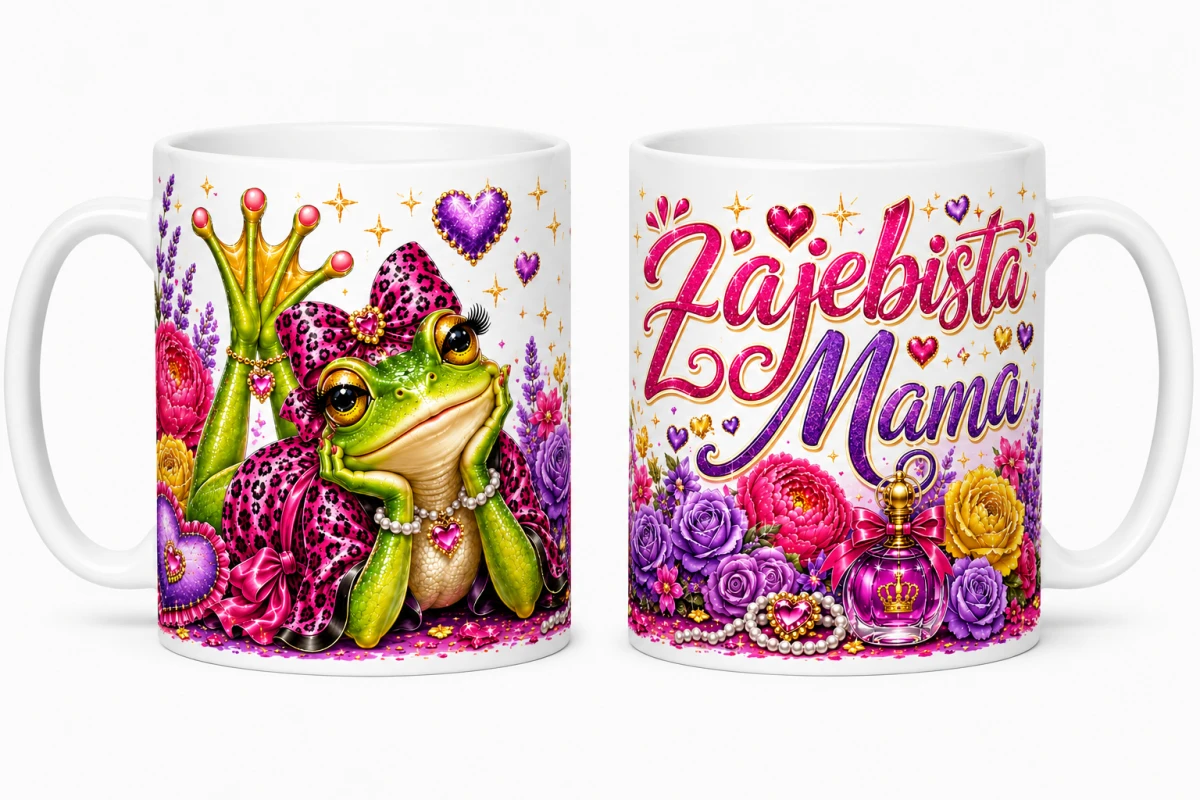 Kubek dla mamy - Żajebista Mama Glamour
