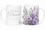 Kubek dla mamy - Kochana Mamo, kwiaty