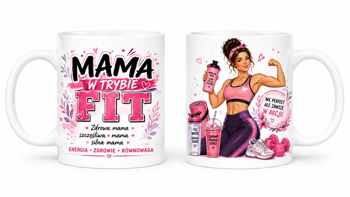 Kubek dla mamy - Mama w trybie Fit