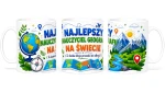 Kubek dla nauczyciela geografii - Najlepszy Nauczyciel na świecie