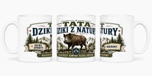 Kubek dla taty - Dziki z natury