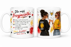 Kubek dla przyjaciółki - Good Vibes