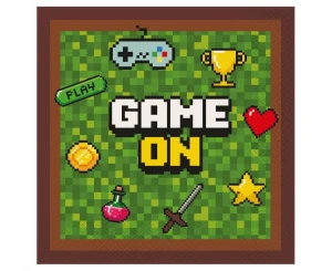Serwetki papierowe Game On, 33 x 33 cm, 20 szt.