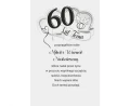 Kartka na rocznicę ślubu - 60 lat razem