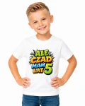 Koszulka Ale Czad Mam 5 Lat – biała