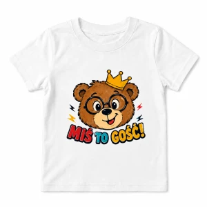 Koszulka dziecięca – Miś to Gość!