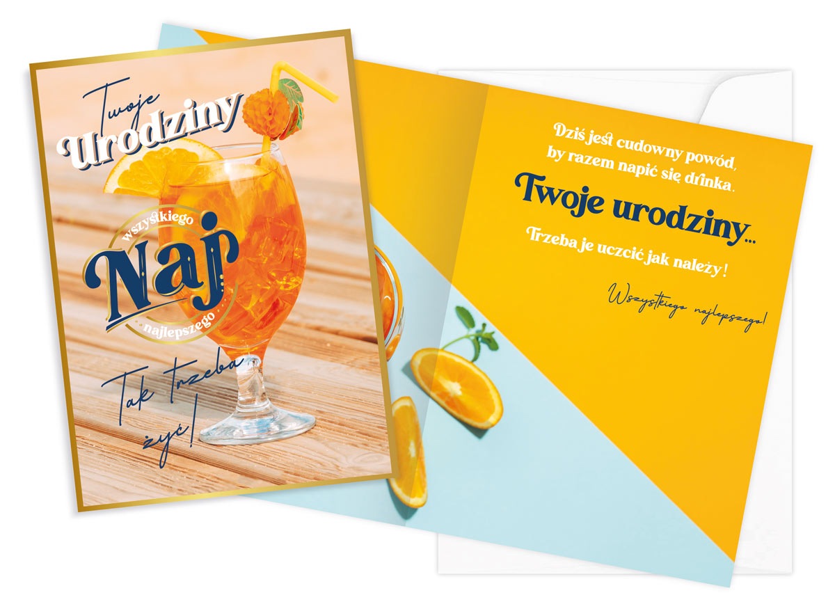 Karnet Twoje Urodziny z drinkiem