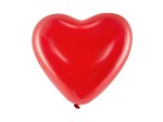 Balony serca serce pastelowe czerwone 6szt 10 cali