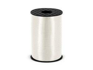 Wstążka plastikowa do balonów BIAŁA 5mm/225m