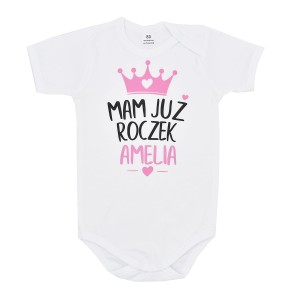 Body MAM JUŻ ROCZEK + imię dziecka
