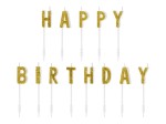 Świeczki urodzinowe Happy Birthday, mix, 2.5cm