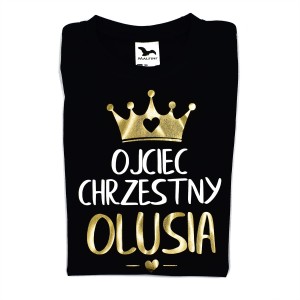 Koszulka OJCIEC CHRZESTNY z dowolnym imieniem dziecka