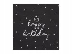 Serwetki Happy Birthday, 33x33 cm